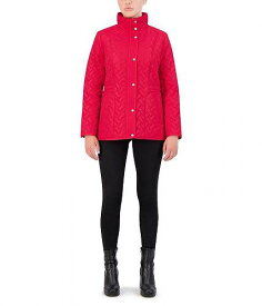 送料無料 コールハーン Cole Haan レディース 女性用 ファッション アウター ジャケット コート ダウン・ウインターコート Signature Quilted Classic Jacket - Red