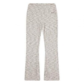 送料無料 リーバイス Levi&#039;s(R) Kids 女の子用 ファッション 子供服 パンツ ズボン Space Dye Rib Knit Flare Pants (Big Kids) - Crème Brulee