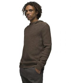 送料無料 プラナ Prana メンズ 男性用 ファッション セーター North Loop Hooded Sweater Slim Fit - Sepia