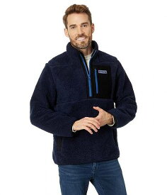 送料無料 バインヤード・バインズ Vineyard Vines メンズ 男性用 ファッション ポロシャツ Sherpa Supershep 1/4 Zip - Nautical Navy