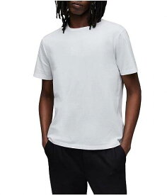 送料無料 AllSaints メンズ 男性用 ファッション Tシャツ Curtis Short Sleeve Crew - Optic White