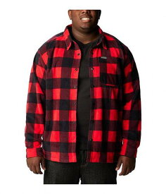 送料無料 コロンビア Columbia メンズ 男性用 ファッション アウター ジャケット コート ジャケット Big &amp; Tall Steens Mountain(TM) Printed Shirt Jacket - Mountain Red Check Print