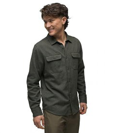 送料無料 プラナ Prana メンズ 男性用 ファッション ボタンシャツ Westbrook Flannel Shirt Slim Fit - Evergreen