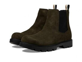 送料無料 ボス BOSS メンズ 男性用 シューズ 靴 ブーツ チェルシーブーツ Adley Suede Chelsea Boot - Open Green