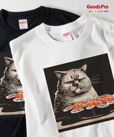 Tシャツ 寿司VS猫