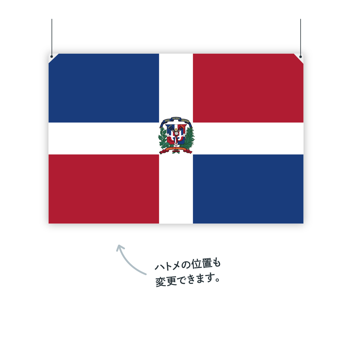 柔らかい ドミニカ共和国 国旗 W150cm H100cm 最安 Mcmwiktorska Pl