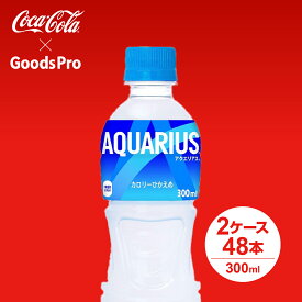 アクエリアス PET 300ml 2ケース 48本 グッズプロ