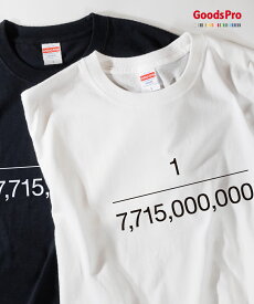 Tシャツ 世界の人口