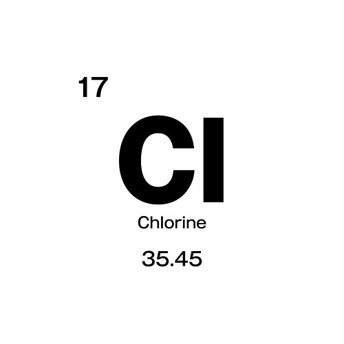 楽天市場 塩素 元素記号 Cl Chlorine ハンカチタオル グッズプロ
