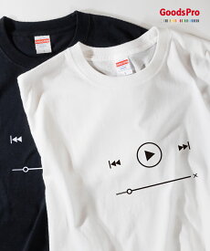 Tシャツ 再生ボタン 動画