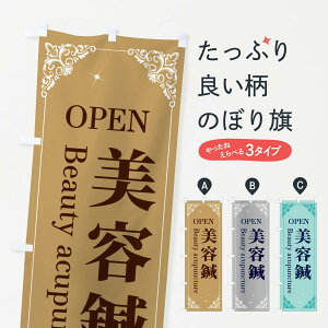 【ネコポス送料360】 のぼり旗 美容鍼のぼり 2H61 OPEN 接骨院・鍼灸 グッズプロ 【名入れできます+1017円】
