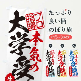 【ネコポス送料360】 のぼり旗 大学受験対策／生徒募集中／学習塾のぼり 2SJ1 グッズプロ 【名入れできます+1017円】