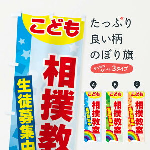 【ネコポス送料360】 のぼり旗 こども相撲教室のぼり 3GY9 キッズスクール グッズプロ 【名入れできます+1017円】