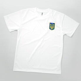 Tシャツ ウクライナ 紋章 左胸 Ukraine
