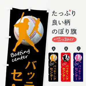 【ネコポス送料360】 のぼり旗 バッティングセンター・野球のぼり XTSX 野球・バッティング グッズプロ 【名入れできます+1017円】