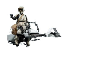 zbggCY }_A XJEgEg[p[ Scout Trooper & Xs[_[EoCN Speeder Bike TMS017 1/6 ANV tBMA