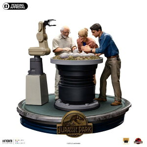 Iron Studios Jurassic Park Dinosaur egg hatching 1/10 X^`[