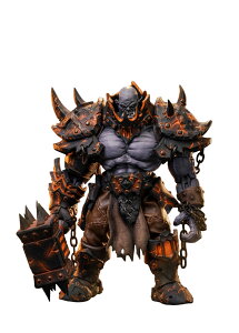 ��?Studio Mithril Action Horde Guard 05 Molten Flame Caster �A�N�V�����t�B�M���A BR641812