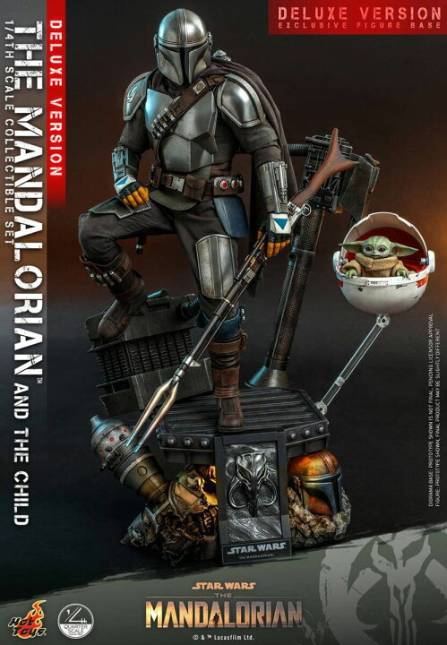 楽天市場】ホットトイズ 1/4 フィギュア マンダロリアンザ 