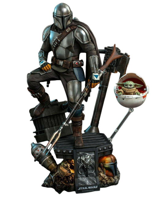 楽天市場】ホットトイズ 1/4 フィギュア マンダロリアンザ 