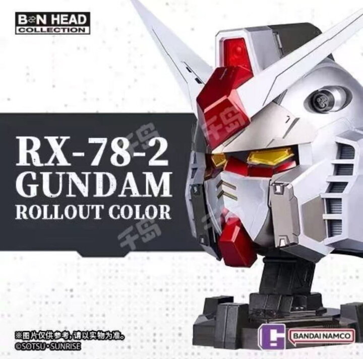 楽天市場】海外限定 BANDAI BN HEAD COLLECTION RX-78-2 GUNDAM  