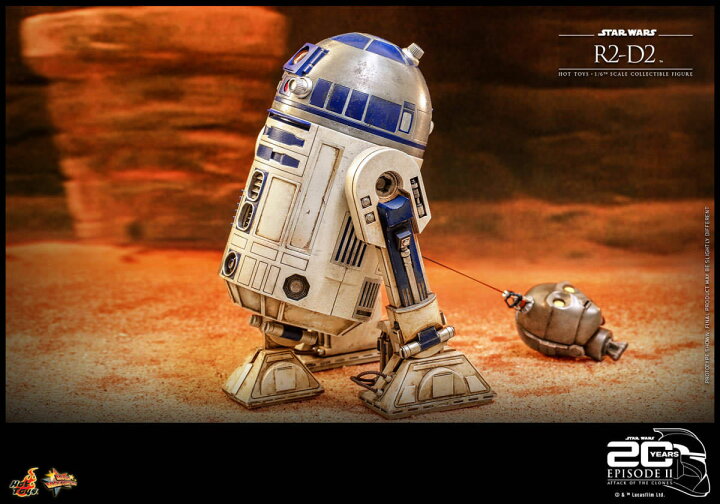 楽天市場】ホットトイズ 1/6 スター・ウォーズ R2-D2 エピソード2 