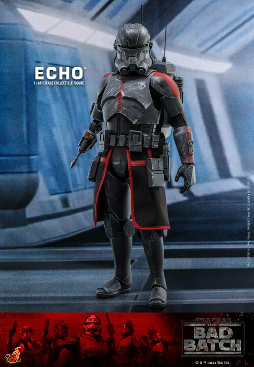 楽天市場】ホットトイズ 1/6 スター・ウォーズ バッド・バッチ エコー 