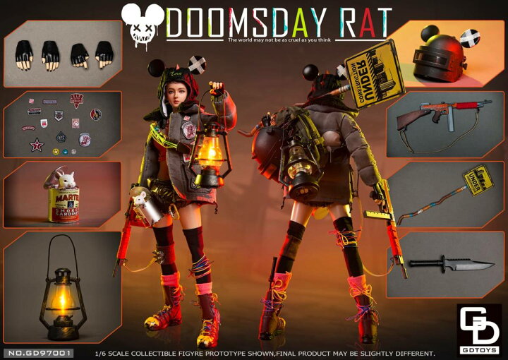 楽天市場】FLAGSET x GDTOYS 1/6 ドゥームズデイ ラット GD97001 