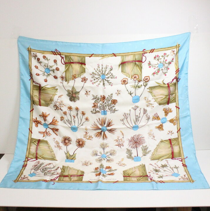 楽天市場】【中古極美品】エルメス カレ90 Herbier de Gavarnie  