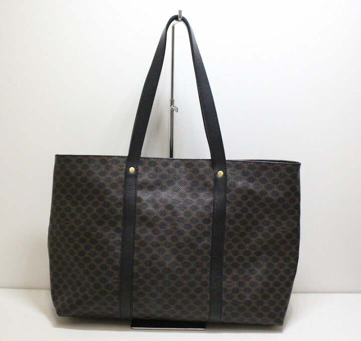 楽天市場】【中古】CELINE セリーヌ MC98/2 マカダム柄 トートバッグ 