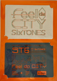 SixTONES【 ツアーステッカー 】 Feel da CITY 2022 公式グッズ ＋ 公式写真 1種 セット