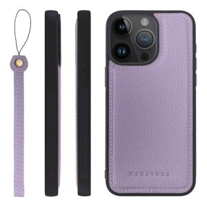 HANATORA for iPhone 15ProMax �P�[�X �{�v �ϏՌ� �o���p�[�^ �X�}�z�P�[�X �X�}�z �X�g���b�v �t�� �V�������N���U�[ �M�t�g �p�[�v�� SPGGZ-15ProMax-Purple