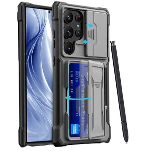 CloudValley Samsung Galaxy S24 Ultrap EHbgP[XiJJo[tjAϏՌA`XNb`op[P[X S24u 2024pAO[