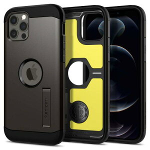 Spigen n18N̋Zp iPhone 12 Pro P[X iPhone 12 P[X ϏՌ ČRMILKi擾 X^ht Ռz Ow\ X}zX^h Jی h~ Ռz ^tEA[}[ ACS01709 (K