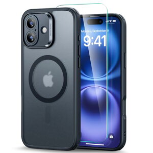 ČRMILKiEMagsafeΉESR iPhone 16 Plus P[X (4 in 1) Zbg }bgP[X XN[یtBt MagSafeΉ RیKiی ACtH16vX P[X ClassicV[Y 