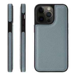 HANATORA for iPhone 13ProMax �P�[�X �{�v �ϏՌ� �o���p�[�^ �X�}�z�P�[�X �X�}�z ���ʖ{�v �V�������N���U�[ �M�t�g �u���[�O���[ WPG-13ProMax-BlueGray