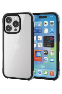 GR iPhone 16 Pro P[X wʃNA ϏՌ Ռz y nCubh 4pGA[NbV CX[dΉ MUBRAIN ubN×NAO[ PM-A24CHVAIRBK2