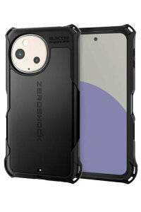 �G���R�� AQUOS sense9 �P�[�X �n�C�u���b�h �[���V���b�N �Ռ��z�� �ϏՌ� 4�p�_���p�[ �_�u�����C���[�݌v �J���������Y�ی�݌v �X�g���b�v�z�[�� ZEROSHOCK �u���b�N PM-S244ZEROBK