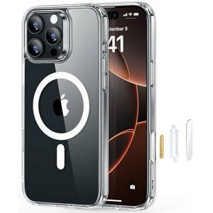 ESR iPhone16ProMax �P�[�X�J�����R���g���[���ی� �E3�{�ČRMIL�K�i MagSafe�Ή� ��phone16promax �p �J�����{�^�� ���ϖh�~ �ϏՌ� �R�p�K�i�ی� �w��h�~ ���ϋv�� �}�O�l�b�g�X�}�z�P�[�X ���C�����X