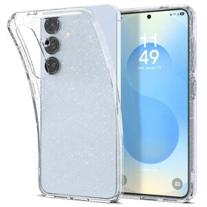 Spigen Galaxy S25 �P�[�X �L���L�� �������� ���^ �y�� �ČRMIL�K�i�擾 ���h�~ �����Y�ی� ���L�b�h�E�N���X�^�� �O���b�^�[ ACS08997 (�N���X�^���E�N�I�[�c)