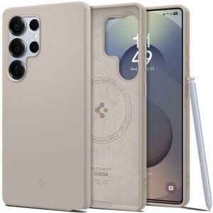 Spigen Galaxy S25 Ultra �P�[�X Magfit�Ή� �V���R�� �ϏՌ� �y�� ���^�Ή� TPU �V���R���t�B�b�g�E�}�O�t�B�b�g ACS09165 (�i�`�������E�`�^�j�E��)
