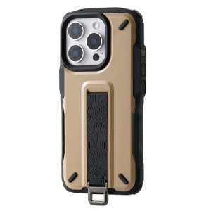 �G���R�� iPhone 16 Pro �P�[�X NESTOUT �ϏՌ� �Ռ��z�� [�����b�N�̃V�����_�[�x���g�ɑ����\] �t�B���K�[�o���h�t�� �X�^���h�@�\ �X�g���b�v�z�[���t�� �A�E�g�h�A �T���h�x�[�W�� PM-A24CNEST
