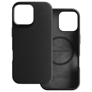 Native Union Active Case - �����}�O�l�b�g�t��MagSafe�Ή� - ���ȃf�U�C�� - ���T�C�N���f�� - �ő�10�t�B�[�g/3���[�g���̗����ی����������ϋv����iPhone 16 Pro Max�p(�u���b�N)