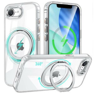 iPhone 16e p P[X MagsafeΉ 360°]X^h ACtH16e Jo[ O }Olbg CX[d cpx Ή Uovon ACz16e X}zP[X ԍڃz_[ Xgbvt 