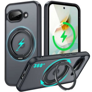 Google Pixel 9a p P[X MagsafeΉ 360°]X^h Google sNZ9a gуP[X O }Olbg CX[d cpx Ή Jo[ Uovon X}zP[X ԍڃz_[ Xgbv