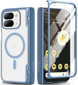 TONGATE }OleBbN for Pixel 9 Pro FoldP[X MagsafeΉAXN[veN^[qWیJo[AGoogle Pixel Fold 2 5G 2024pt{fB^ϏՌX}zP[XAu[