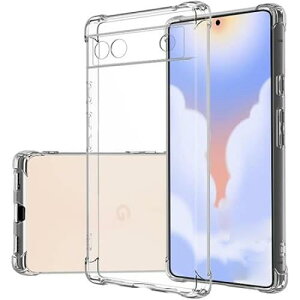 Google Pixel 6A p P[X O[O sNZ 6A Ή ϏՌ Jo[ NA Ռz|Pbg TPU  op[ SMPURF SPCP6A