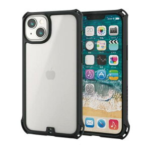 GR iPhone 14 Plus P[X Jo[ ϏՌ Ռz ZEROSHOCK [lp_p[/}bgH/wh~] ՌztBt Xgbvz[t wʔNA ubN PM-A22BZEROFCMB