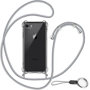 OJBSEN iPhone SE 3/2 �p�P�[�X �A�C�t�H�� SE ��3/2���� iPhone7/8 [�X�g���b�v2��t��] ���߉\�� �V�����_�[ ������ ��|�� �R�t�� ���^ ���� PC + �y�� �V���R�� �N���A TPU�o���p�[ [�ϏՌ� �S�ʕی� 