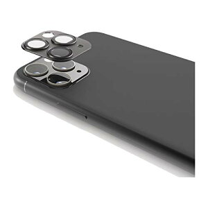 �G���R�� iPhone 11 Pro/iPhone 11 Pro Max �J���������Y�p ���A���f�U�C�� �A���~�ی�t���[�� �K���X �X�y�[�X�O���C PM-A19BFLLP4GY